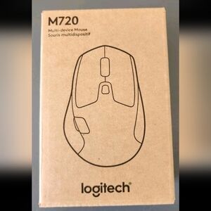 LOGITECH M720  MULTI-DEVICE WIRELESS MOUSE Retail $44.99